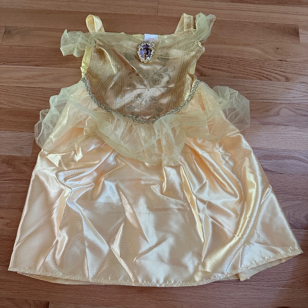 NWT Belle Disney Princess Costume Girls Size 4-6X